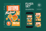 Autumn Festival Flyer, a Flyer Template by graphicook (Thumbnail 1 of 3)