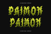 CS Cursed Stamp, a Blackletter Font by Craft Supply Co. (Thumbnail 4 of 8)