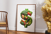 Vegetables Font, a Sans Serif Font by Handmadefont (Thumbnail 7 of 16)