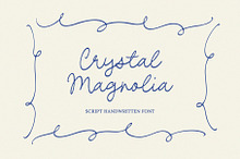 Crystal Magnolia Script Font