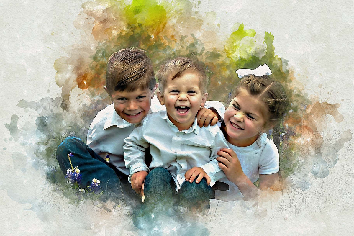 Realistic Watercolor Effect Action, an Action Add-On by MRI STUDIO (Photo 12 of 17)