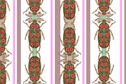 Floral folk art bugs Vector, a Pattern Graphic by NayaChu (Thumbnail 3 of 7)