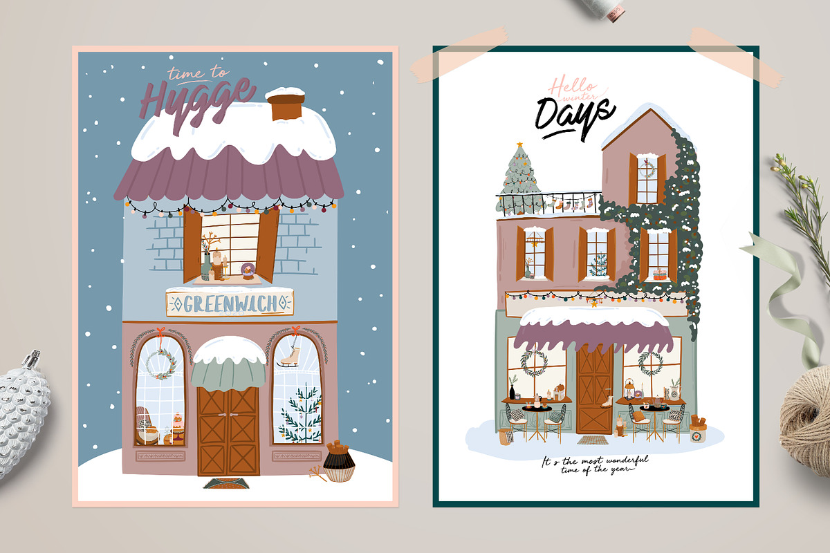 Cute Christmas & New Year BUNDLE, a Seasonal Illustration by Ruslana Lubenets (Photo 66 of 104)