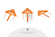 Kite Mockup Set, a Product Mockup by Country4k (Thumbnail 4 of 4)