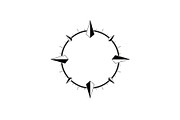 Vintage Compass Rose SVG Bundle, an Illustration by yasushie (Thumbnail 29 of 29)