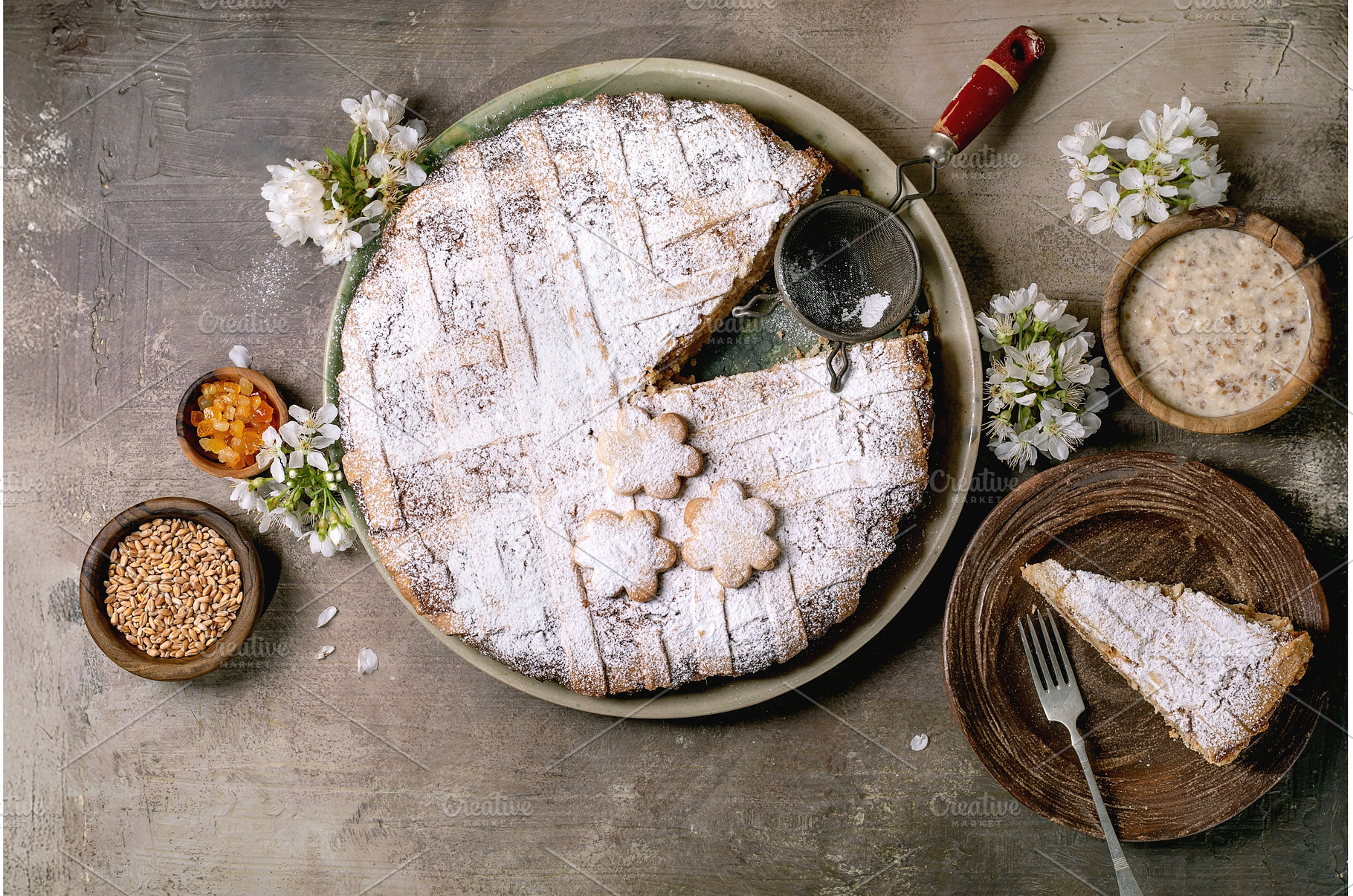 Homemade Pie Pastiera Napolitano, a Food & Drink Photo by Natasha Breen