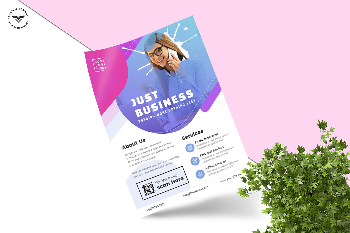 Business Flyer Template, a Flyer Template by VictorThemes (Photo 2 of 3)