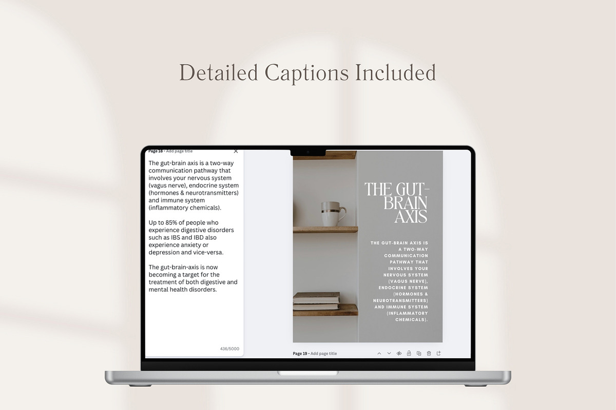 Holistic Gut Instagram Canva, a Social Media Template by Naturopath Hub (Photo 4 of 5)