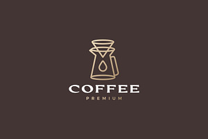 Coffee Paper Filter Dripper Logo