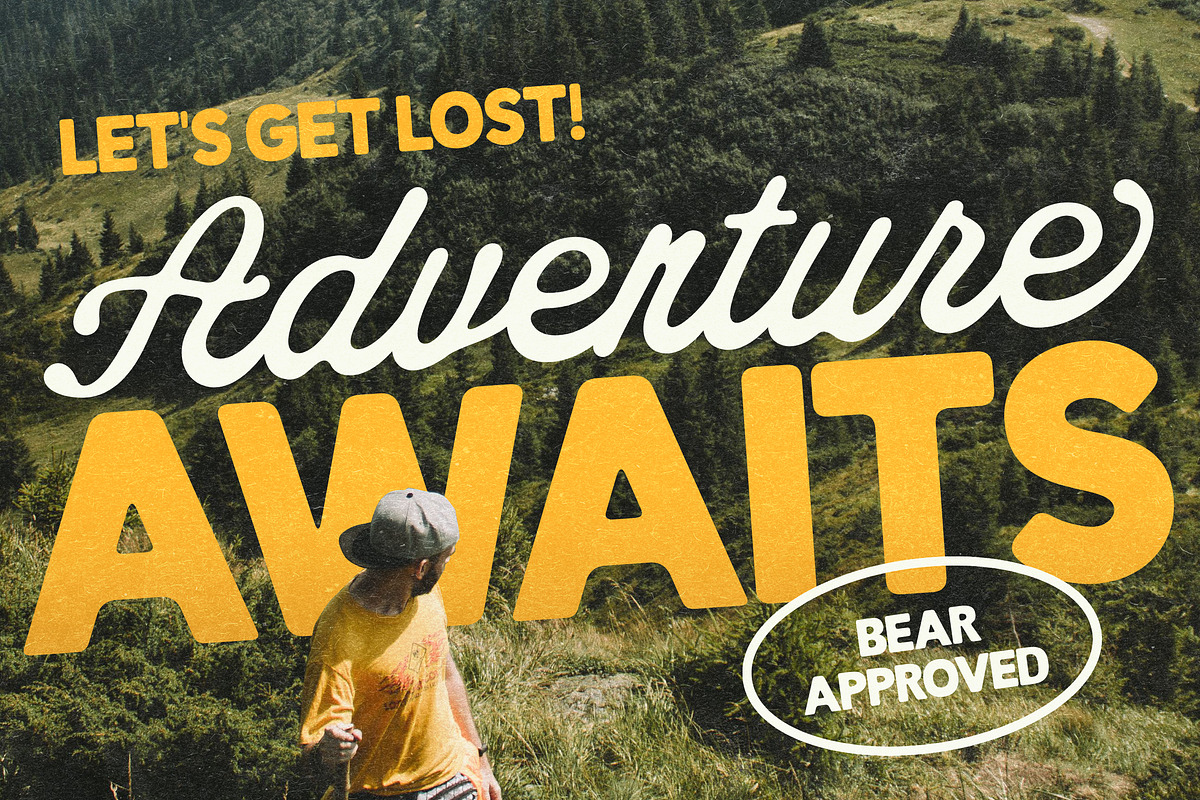 Blonde Vintage Duo, a Script Font by Letter Fresh (Photo 6 of 13)