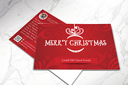 Red Christmas Church Postcard PSD, a Card Template by Godserv Designs (Thumbnail 9 of 11)