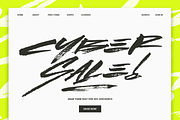 Lust | Handwritten Cyber Brush Font, a Blackletter Font by Ardana Creative (Thumbnail 7 of 12)