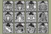 Zodiac Vector Set, a Decorative Illustration by Molly art (Thumbnail 13 of 16)