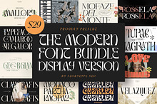 SALE! The Modern Font Bundle Vol.1