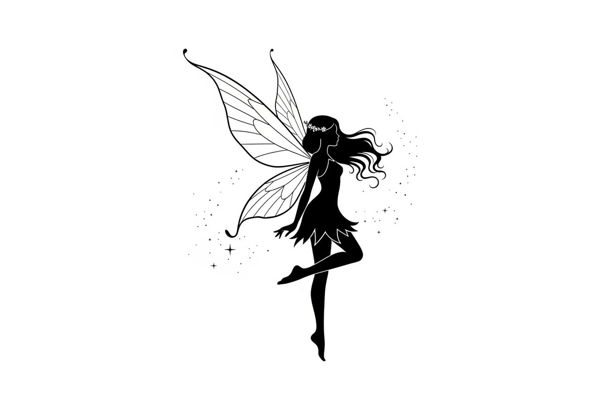 Magical Fairy Silhouette Bundle, an Illustration by jahid234 (Photo 4 of 51)