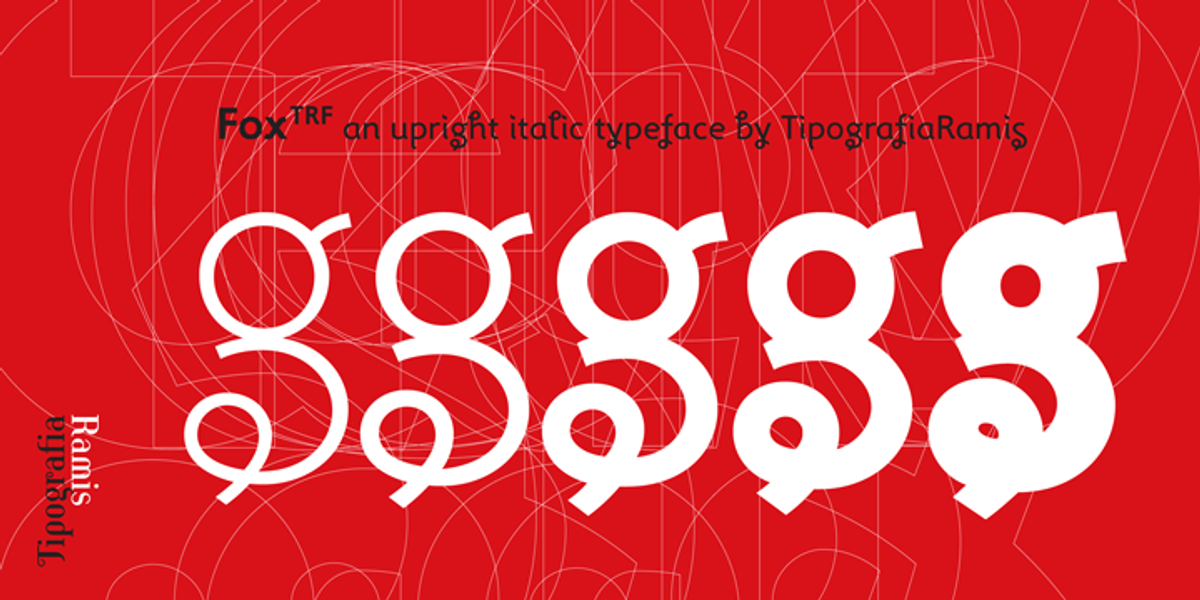 Fox TRF, a Sans Serif Font by TipografiaRamis
