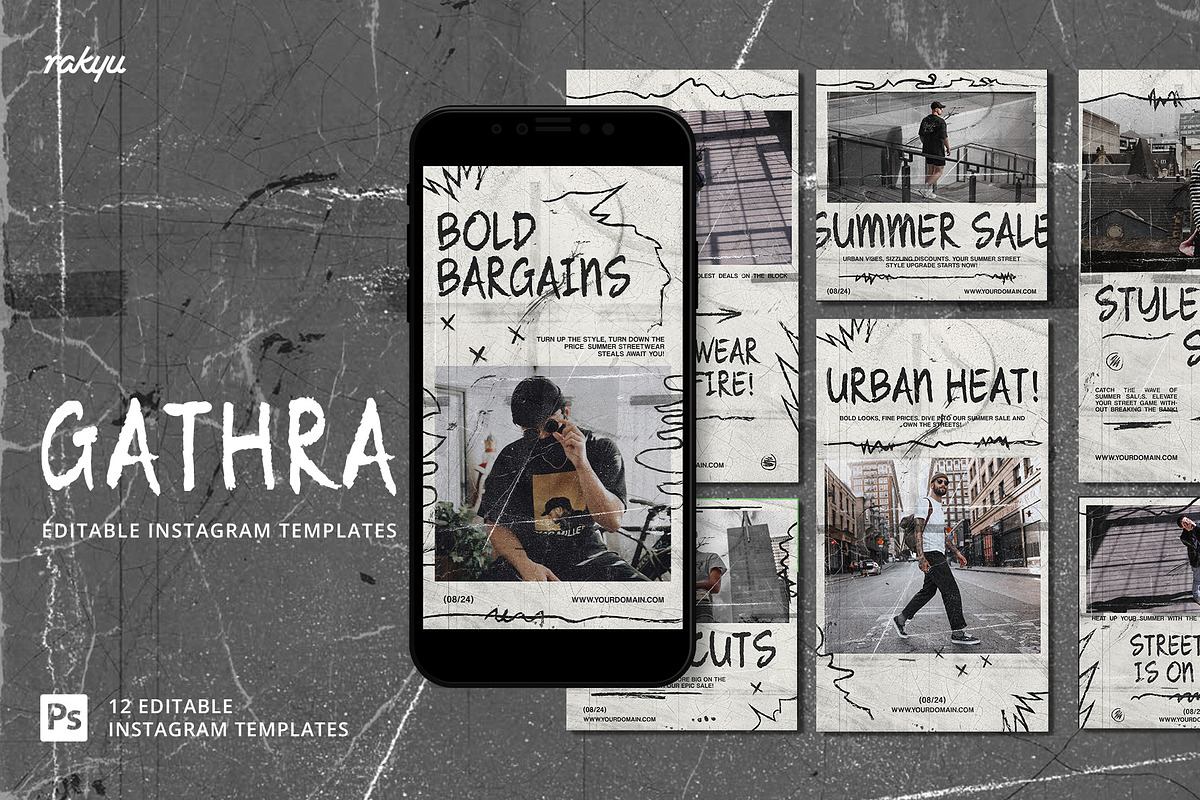Gathra - Instagram Templates, a Social Media Template by Rakyu (Photo 1 of 5)