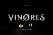 Vinores Typeface, a Serif Font by Nowpe Studio (Thumbnail 1 of 7)