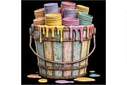 Paint Bucket Clipart PNG, an Illustration by Memories By Lea (Thumbnail 4 of 18)