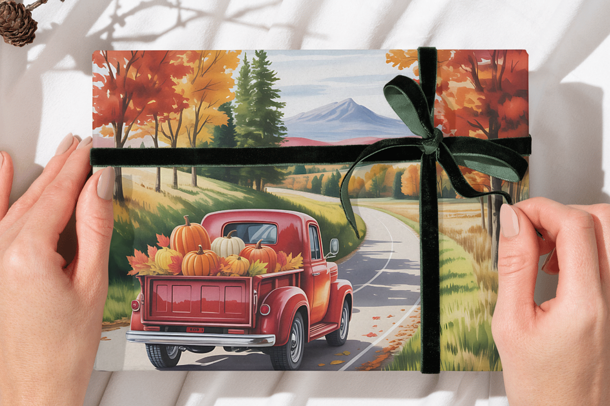 Bold Countryside Road in Autumn, a Background Graphic by Design Station (Photo 4 of 4)