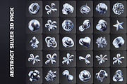 Abstract Silver Icon 3D Illustration, an Object 3D Model by Tempcraft (Thumbnail 3 of 5)