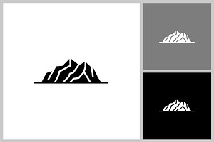 black mountain design vector templat, a Branding & Logo Template by quadrazo