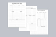 Fitness Planner Pages Set V-10, a Stationery Template by shahsoft (Thumbnail 2 of 3)