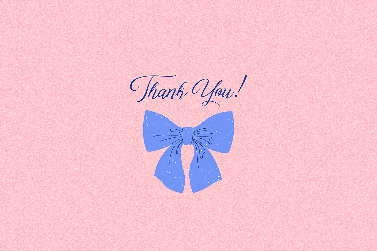 Ribbon bows cute elegant cartoon set, a Decorative Illustration by Neliakott ♥ (Photo 11 of 11)