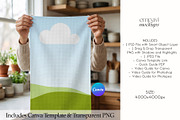 Tea Towel Mockup, a Household Mockup by EmpaviMockups (Thumbnail 3 of 6)