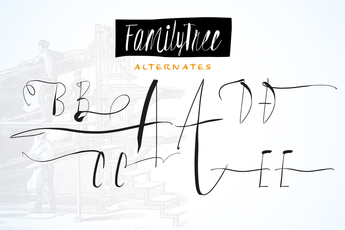 FamilyTree Font preview 6