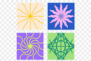 Retro Spiral Pattern Collection, a Background Graphic by Unique Design Team (Thumbnail 3 of 3)