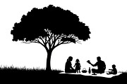 Charming summer picnic family, a Seasonal Illustration by Amazin_art (Thumbnail 18 of 23)