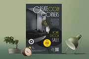 Home Decor Interior Sale Flyer, a Flyer Template by Boostock (Thumbnail 3 of 4)