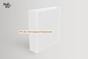 Isolated Binder Mockup