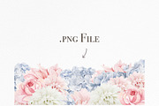 Pastel Watercolor Floral Frame, a Decorative Illustration by May • SHO (Thumbnail 2 of 2)