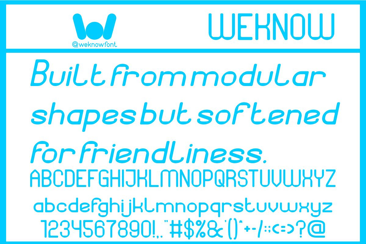 Pixel Round font, a Sans Serif Font by weknow (Photo 3 of 8)