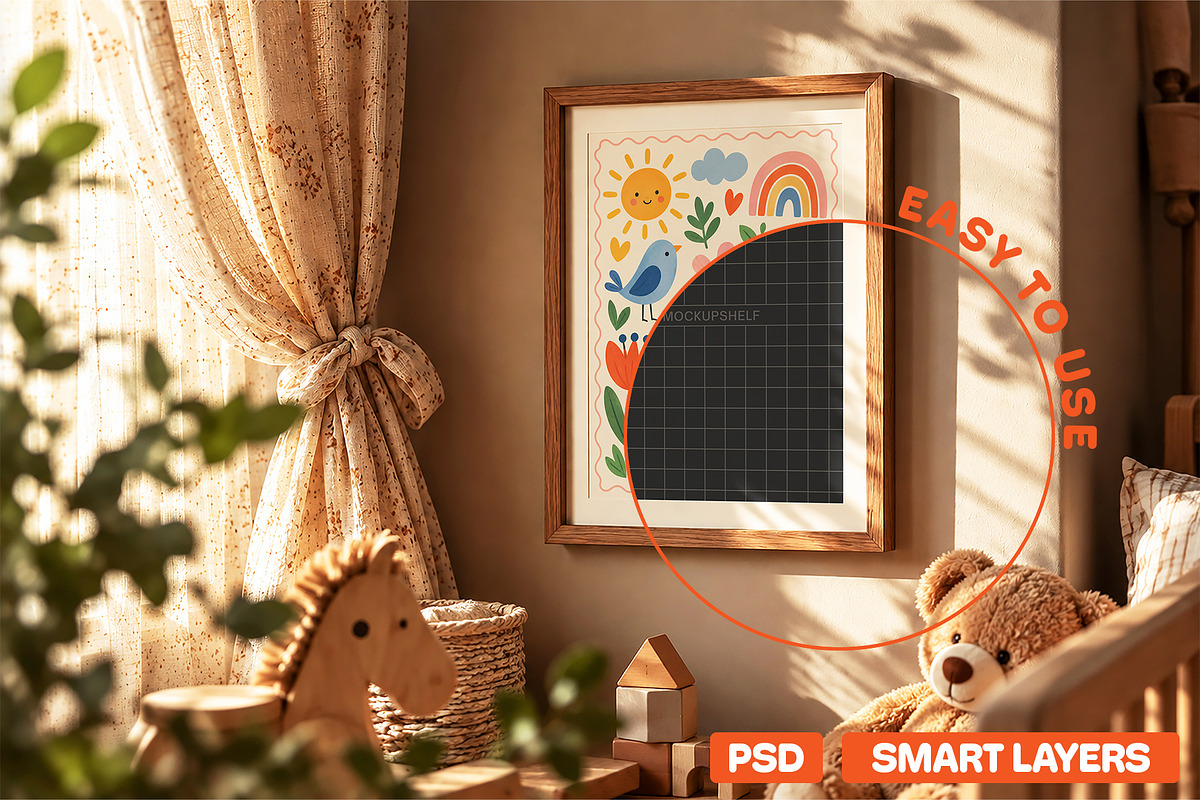 Little Maison - Photo Frame Mockup, a Household Mockup by MockupShelf (Photo 3 of 11)