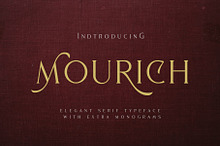 Mourich Elegant Font | With Extra