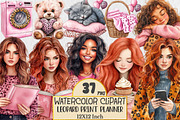 Leopard Print Planner Clipart, a Seasonal Illustration by Rose Art (Thumbnail 1 of 4)
