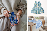 Chinoiserie Blue Floral Patterns, a Pattern Graphic by Ninterints (Thumbnail 12 of 18)