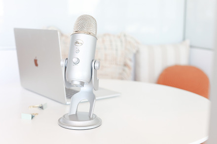 Podcaster styled stock photo 013 stock photo