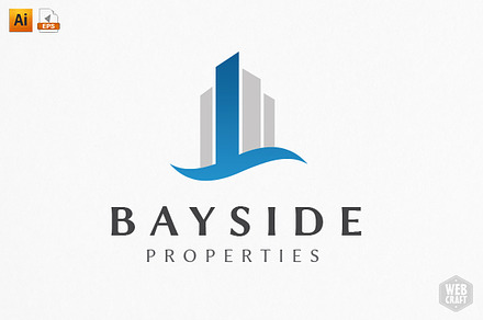 Bayside Real Estate Logo Template
