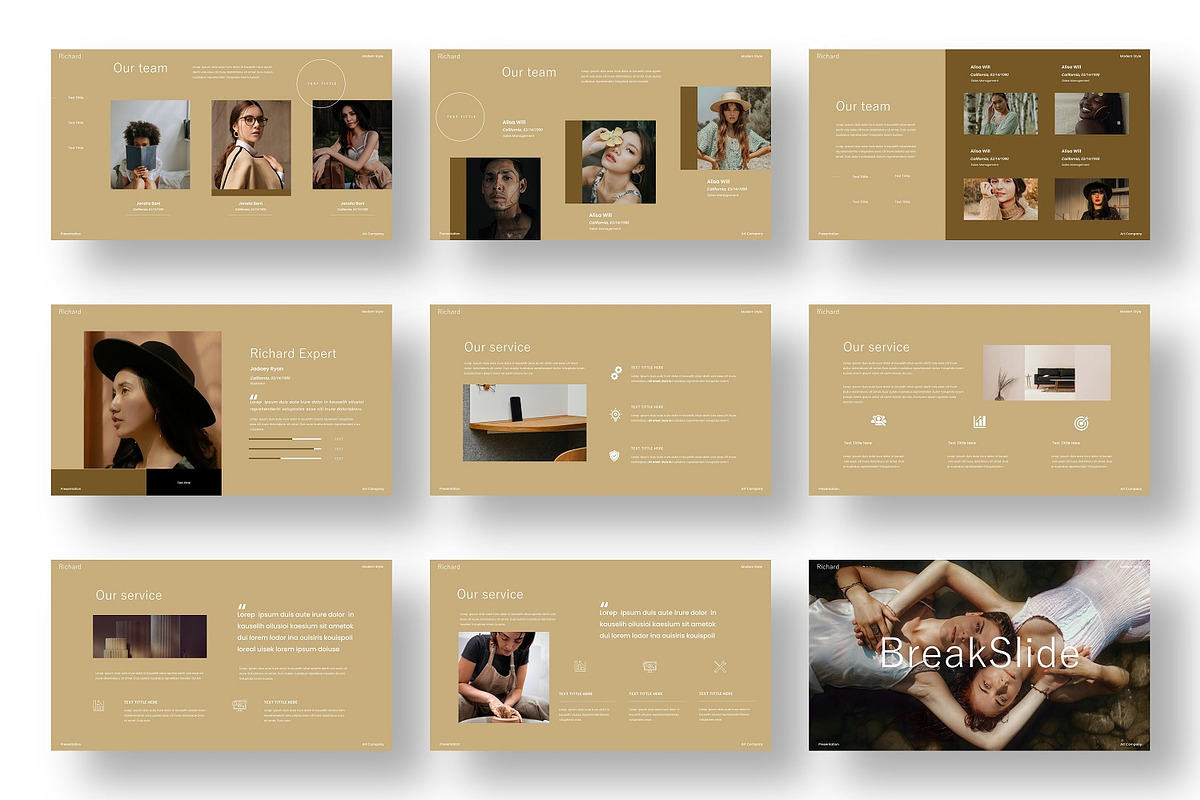 Richard - Business Google Slide, a Presentation Template by Dens Creative Studio (Photo 3 of 6)