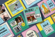 Paperetro - Social Media Templates, a Social Media Template by Surotype (Thumbnail 4 of 9)