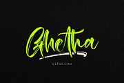 Bhauttine Black Friday, a Script Font by pineungtype (Thumbnail 6 of 8)