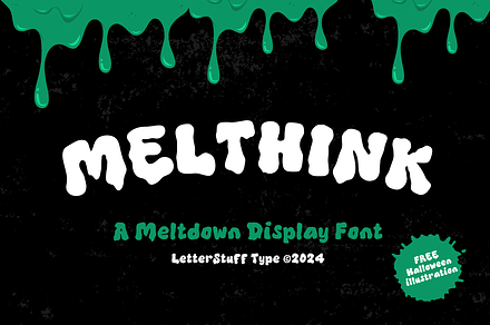 Melthink | Halloween Font