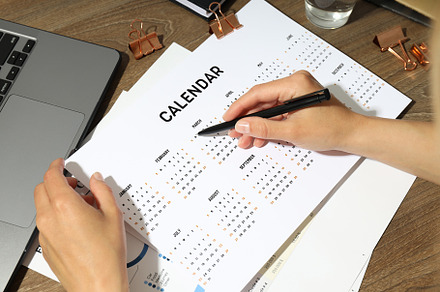 Concept of event planning and work planning, a Business Photo by AtlasStudio PRO