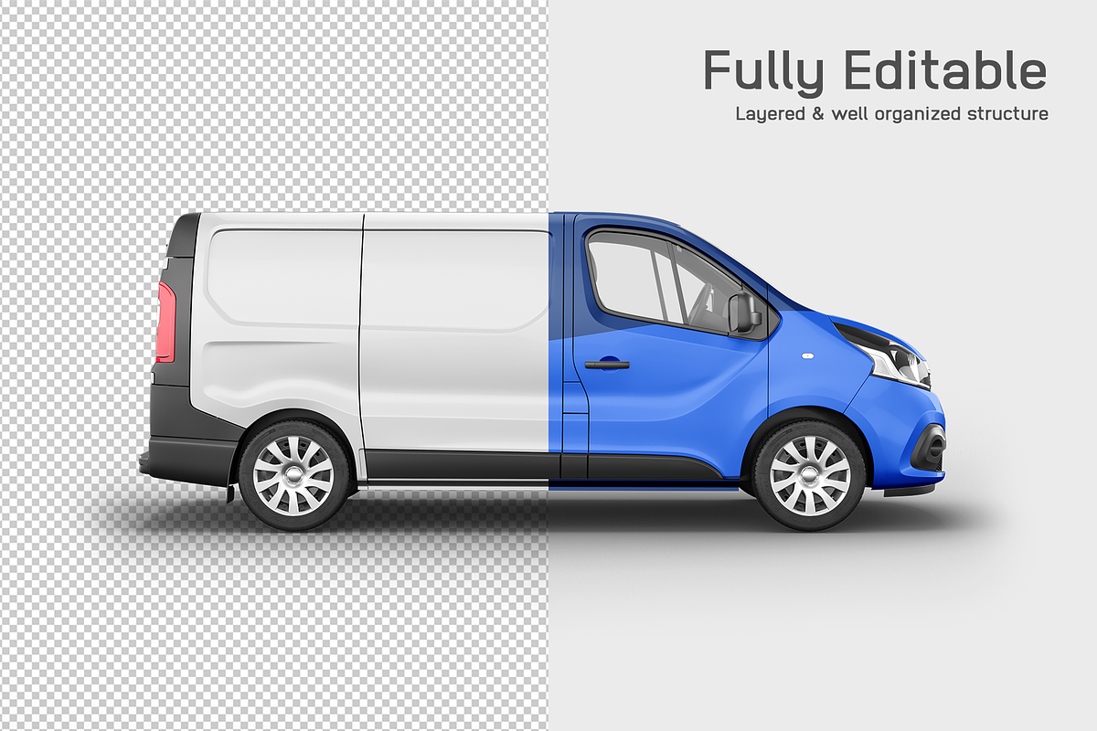 Van Mockup 3, an Advertising Mockup by Mockupix (Photo 3 of 9)