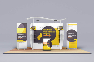 Exhibition Stand Display Mockups