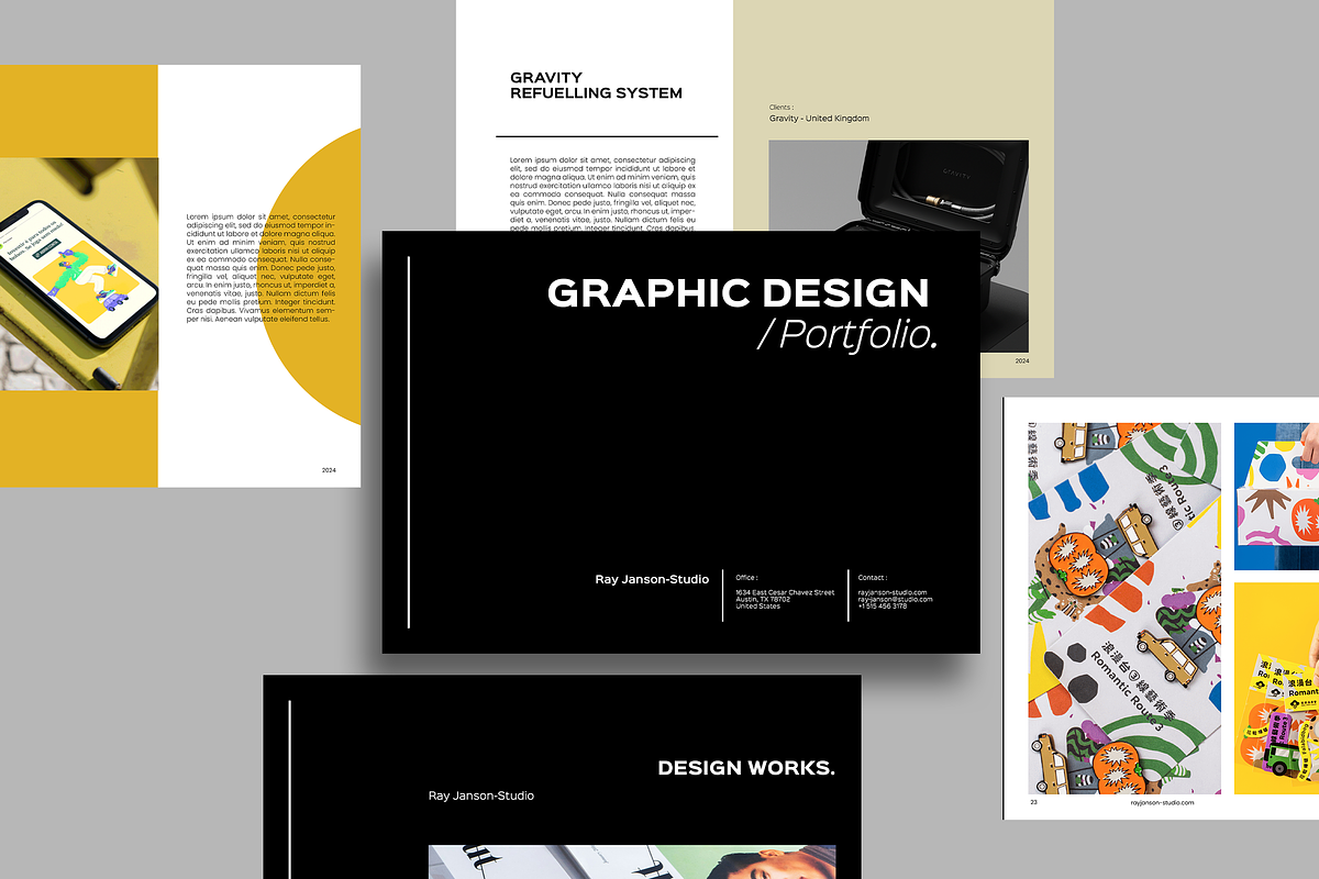 Multipurpose Portfolio Template, a Marketing Template by Bervisual (Photo 2 of 7)